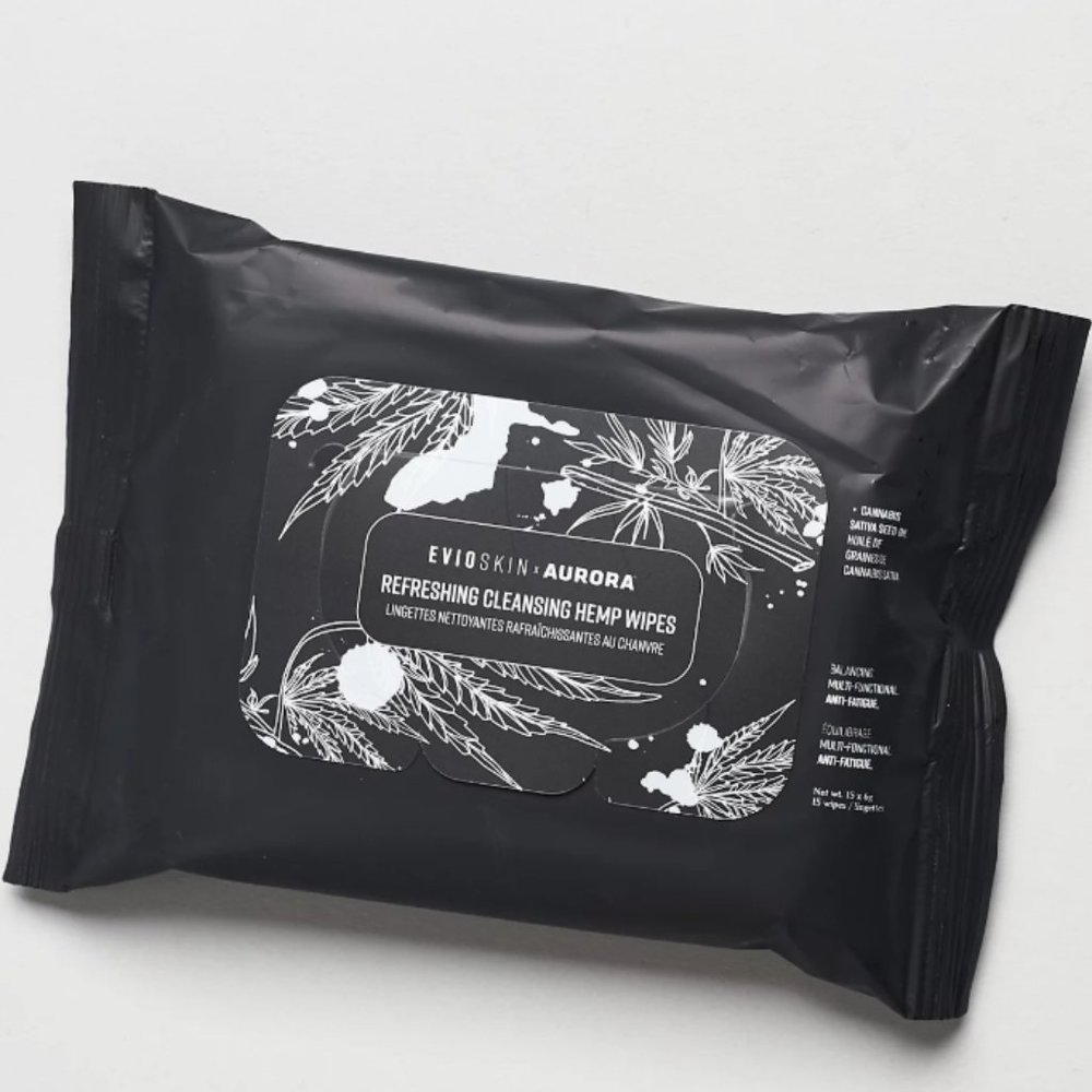 Evio Cleansing Hemp Make-up Wipe